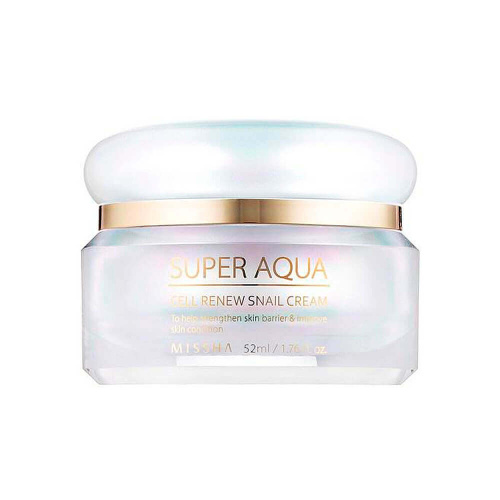 Регенерирующий крем для лица с экстрактом улитки Missha Super Aqua Cell Renew Snail Cream