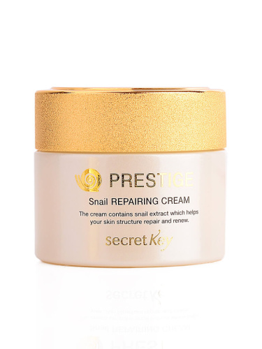 Питательный антивозрастной крем с экстрактом улитки Secret Key Prestige Snail Repairing Cream