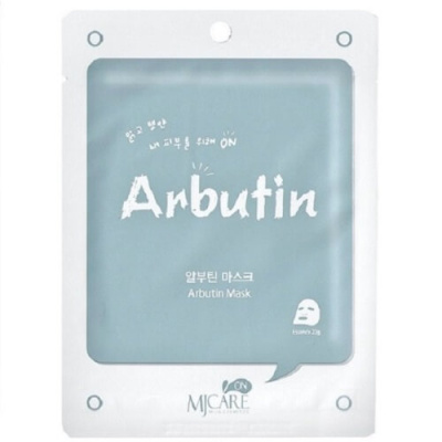 Тканевые маски для лица Mijin Care Mask Arbutin - Арбутин