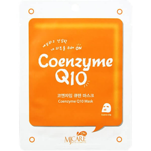 Тканевые маски для лица Mijin Care Mask Coenzyme Q10 - Коэнзим Q10