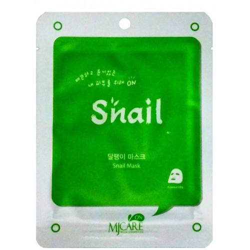 Тканевые маски для лица Mijin Care Mask Snail - Муцин улитки