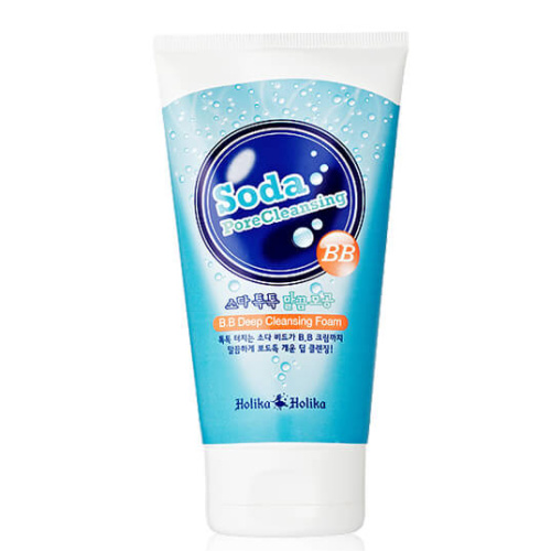 Пенка для снятия ББ-крема с содой Holika Holika Soda Pore Cleansing B.B. Deep Cleansing Foam