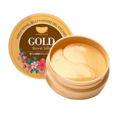 Гидро-гелевые патчи с золотом и маточным молочком Petitfee Koelf Gold & Royal Jelly Eye Patch