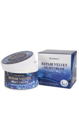 Восстанавливающий ночной крем для лица Deoproce Moisture Repair Velvet Night Cream