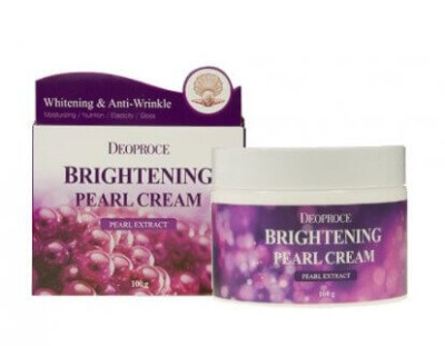 Питательный крем для лица с экстрактом жемчуга Deoproce Moisture Brightening Pearl Cream