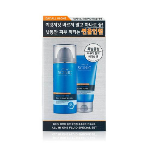 Увлажняющий флюид для мужчин Scinic Aqua Homme Multi Fluid SPF50+ PA+++