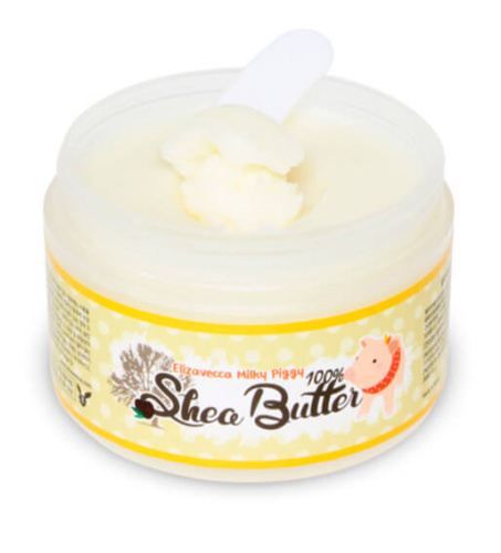 Многофункциональное 100% масло ши для лица и тела Elizavecca Milky Piggy Shea Butter 100%