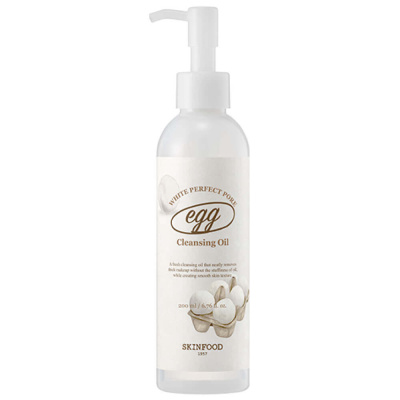 Гидрофильное масло с экстрактом яичного белка Skinfood Egg White Perfect Pore Cleansing Oil