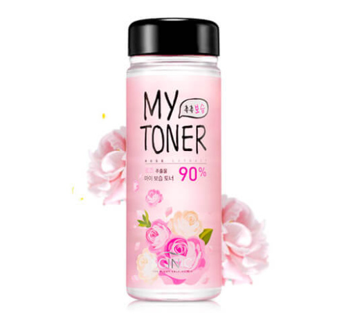 Лечебные тоники с 90% гидролатов трав и цветов Scinic My Toner - Роза (Rose)