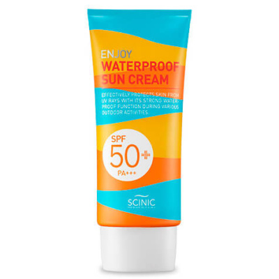 Водостойкий солнцезащитный крем для тела и лица Scinic Enjoy Waterproof Sun Cream SPF50+PA+++