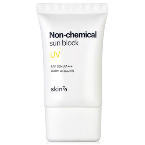 Увлажняющий солнцезащитный крем с физическим фильтром Skin79 Water Wrapping Non Chemical Sun Block SPF 50+ PA+++