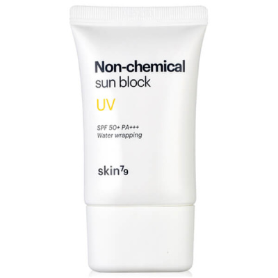 Увлажняющий солнцезащитный крем с физическим фильтром Skin79 Water Wrapping Non Chemical Sun Block SPF 50+ PA+++