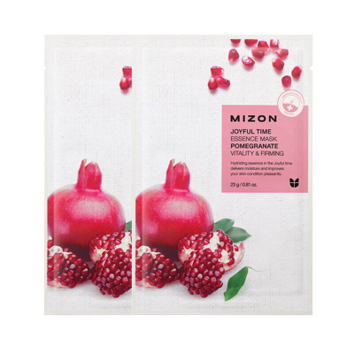 Увлажняющие тканевые маски для лица Mizon Joyful Time Essence Mask - Pomegranate - Гранат
