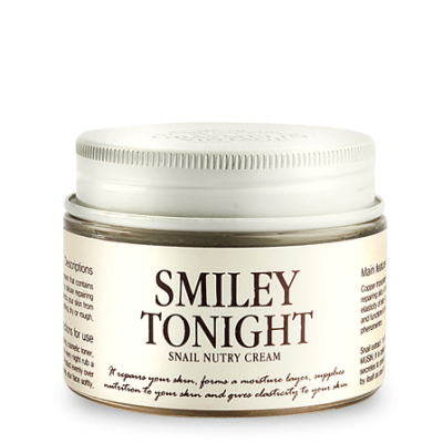 Питательный крем для лица с муцином улитки и маслом ши Graymelin Smiley Tonight Snail Nutry Cream