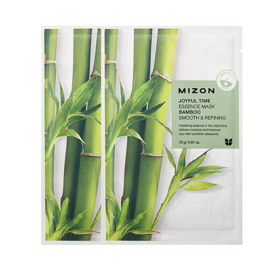Увлажняющие тканевые маски для лица Mizon Joyful Time Essence Mask - Bamboo - Бамбук