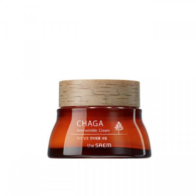 Антивозрастной эко-крем для лица The Saem Chaga Anti-Wrinkle Cream