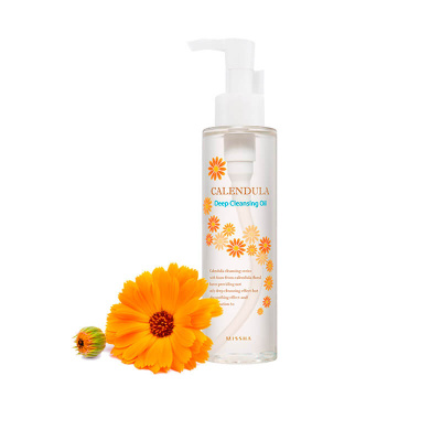 Гидрофильное масло для лица с календулой Missha Calendula Cleansing Oil