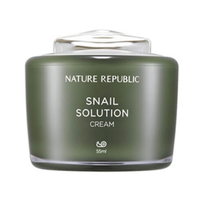 Антивозрастной крем для лица с муцином улитки Nature Republic Snail Solution Cream