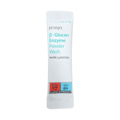 Энзимная пудра для умывания с бета-глюканом Petitfee B-Glucan Enzyme Powder Wash 1 г