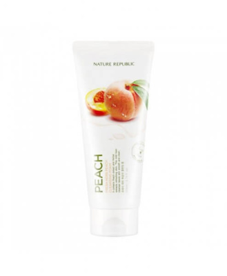 Персиковая пенка для умывания Nature Republic Fresh Herb Peach Cleansing Foam