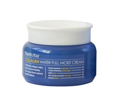 Увлажняющий крем для лица с коллагеном FarmStay Collagen Water Full Moist Cream