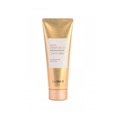 Регенерирующая пенка для умывания The Saem Snail Essential EX Deep Cleansing Foam