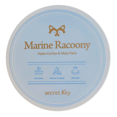 Гидрогелевые патчи для глаз Secret Key Marine Racoony Hydro-Gel Eye & Multi Patch
