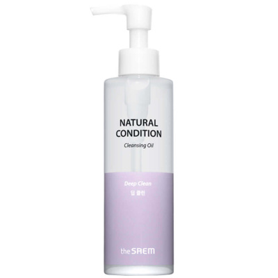 Гидрофильное масло для жирной кожи The Saem Natural Condition Cleansing Oil Deep Clean