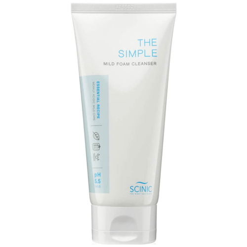 Пенка для очищения чувствительной кожи Scinic The Simple Mild Foam Cleanser