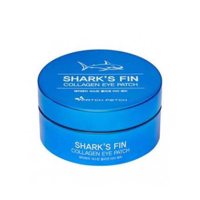 Гидрогелевые патчи с экстрактом плавника акулы Patch Fetch Shark’s Fin Collagen Eye Patch