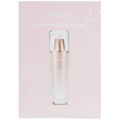Целлюлозная маска с жемчугом JMsolution Glow Luminous Aurora Mask