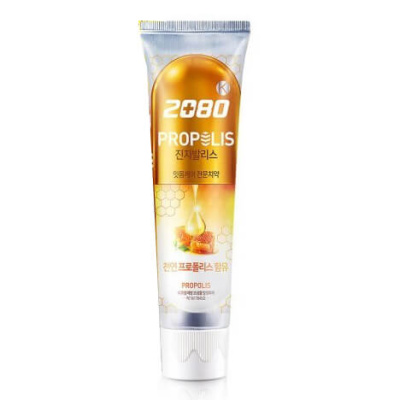 Антибактериальная зубная паста с экстрактом гинкго DC 2080 Gingivalis Propolis (желтая)