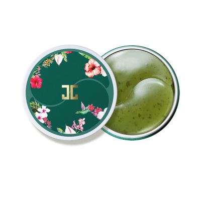 Гидрогелевые патчи с лепестками зелёного чая Jayjun Cosmetic Green Tea Eye Gel Patch