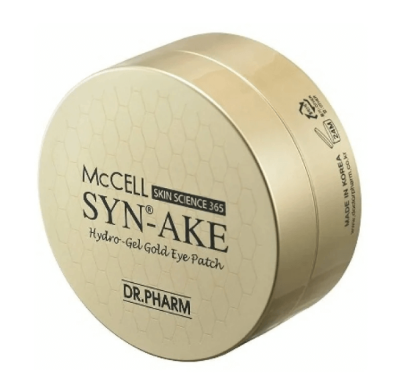 Гидрогелевые пептидные патчи с эффектом лифтинга Dr.Phamor McCELL Skin Science 365 Syn-Ake Hydro-Gel Gold Eye