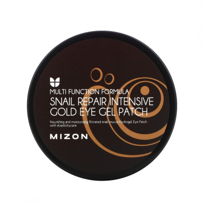 Регенерирующие патчи с муцином улитки и золотом Mizon Snail Repair Intensive Gold Eye Gel Patch