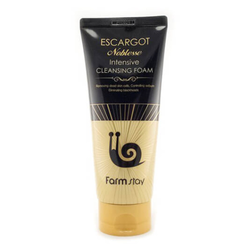 Антивозрастная пенка с муцином улитки Farmstay Escargot Nobelesse Intensive Cleansing Foam