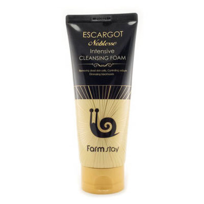 Антивозрастная пенка с муцином улитки Farmstay Escargot Nobelesse Intensive Cleansing Foam