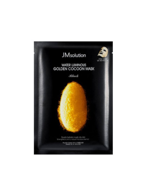 Лифтинг-патчи для глаз с протеинам шелка JMsolution Water Luminous Golden Cocoon Eye Mask Black