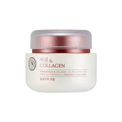 Лифтинг-крем с гранатом и коллагеном The Face Shop Pomegranate & Collagen Volume Lifting Cream