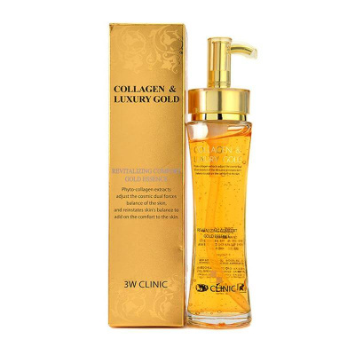 Восстанавливающая эссенция 3W CLINIC Collagen & Luxury Gold Revitalizing Comfort Gold Essence