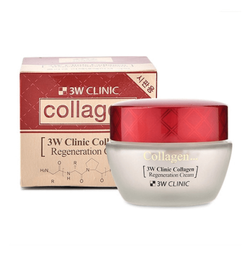 Восстанавливающий крем для лица с коллагеном 3W CLINIC Collagen Regeneration Cream