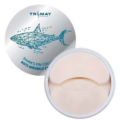 Антивозрастные патчи с коллагеном плавника акулы TRIMAY Shark’s Fin Collagen Anti-wrinkle Eye Patch