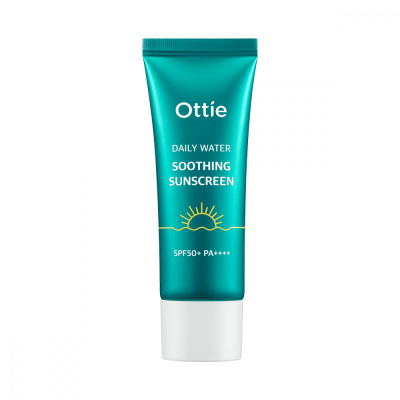 Лёгкий успокаивающий солнцезащитный крем Ottie Daily Water Soothing Sunscreen SPF50+PA+++