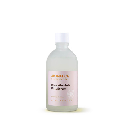 Органическая тонер-эссенция с экстрактом розы AROMATICA Rose Absolute First Serum