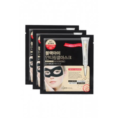 Маска для области вокруг глаз с пептидами шёлка Mediheal Black Eye Anti-Wrinkle Mask