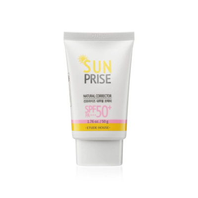 Солнцезащитный крем для кожи Etude House Sun Prise Natural Corrector SPF50+ PA+++