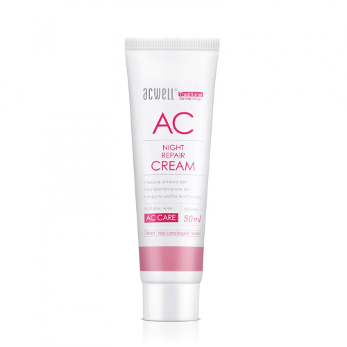Ночной восстанавливающий крем для проблемной кожи ACWELL AC Night Repair Cream