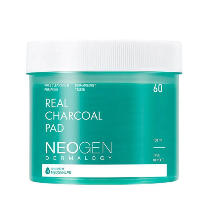 Очищающие пэды с древесным углём Neogen Dermalogy Real Charcoal Pad