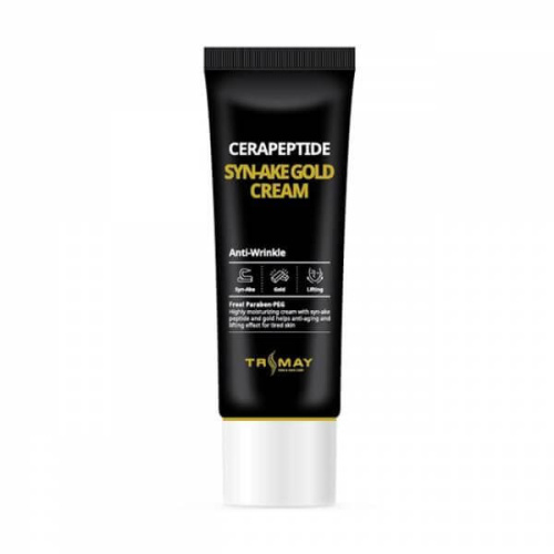 Омолаживающий крем с церамидами и змеиным пептидом Trimay Cerapeptide Syn-Ake Gold Cream