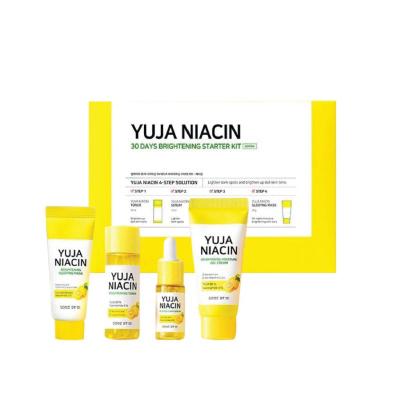 Набор миниатюр с юдзу для выравнивания тона Some By Mi Yuja Niacin 30 Days Brightening Starter Kit